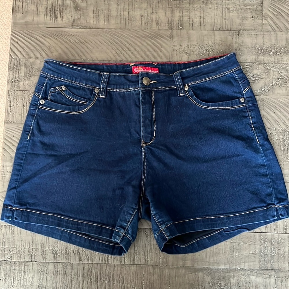 Royalty For Me Women’s Blue Denim Shorts - Size 14